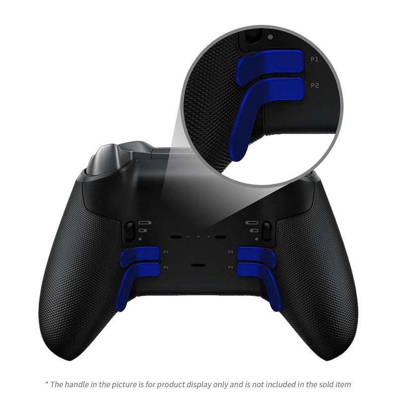 KD.FLY 13-in-1 Metal Thumbsticks Replacement Kits for Xbox Elite Series 2, Xbox Elite 2 Controller Accessories, Includes Magnetic Joysticks, Paddles, Silicone Caps, Storage Bag, Blue - Image 3